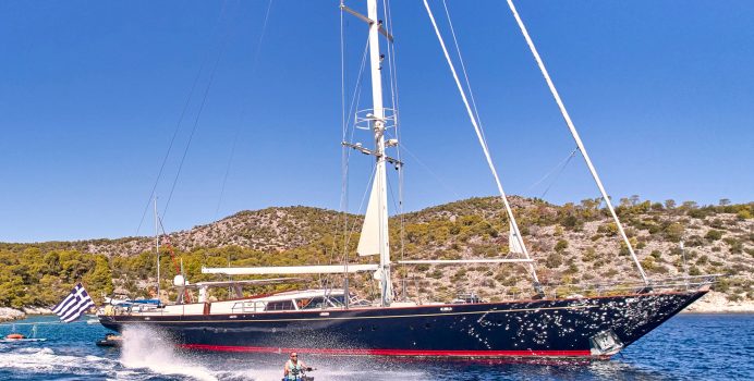 Gitana yacht charter Perini Navi Sail Yacht
                                