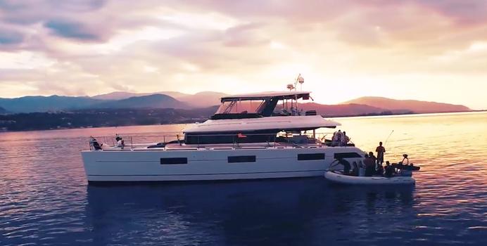 Cute Little Cat Yacht Charter in Leeward Islands