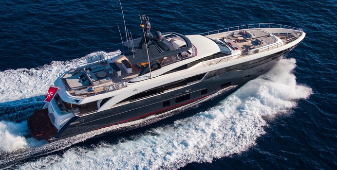 Restless yacht charter Princess Motor Yacht
                                