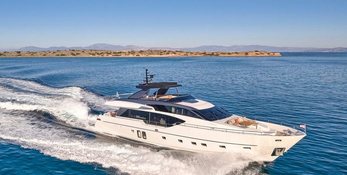 Akasti yacht charter Sanlorenzo Motor Yacht
                                