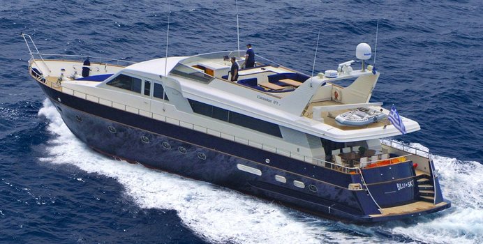 Blu Sky yacht charter Canados Motor Yacht
                                