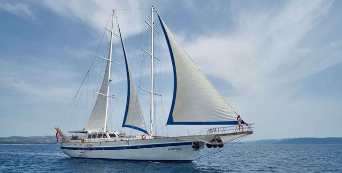 Fortuna yacht charter Aegean Builders Sail Yacht
                                