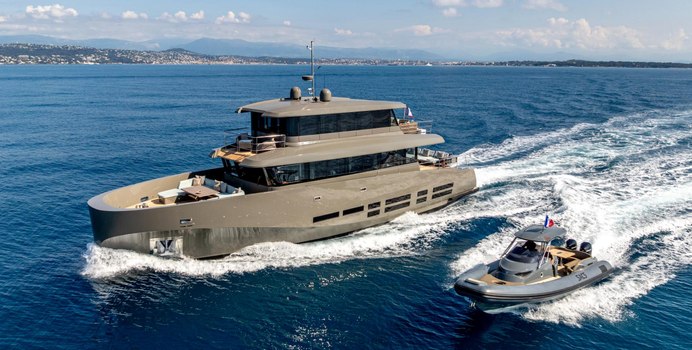 Kokonut's Wally yacht charter Wally Motor Yacht
                                