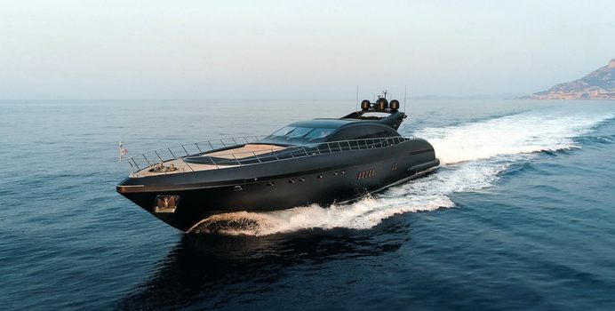 Neoprene yacht charter Mangusta Motor Yacht