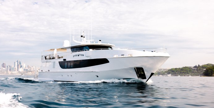 Evolution yacht charter Oceanfast Motor Yacht
                                