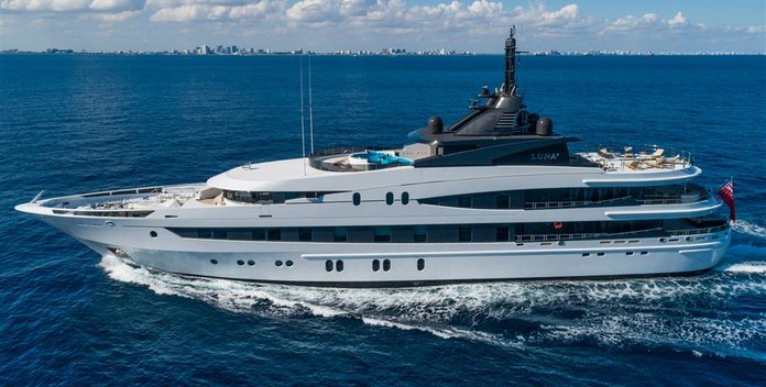 Luna B yacht charter Oceanco Motor Yacht