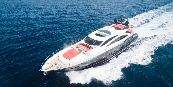 Nova 92 yacht charter Sunseeker Motor Yacht