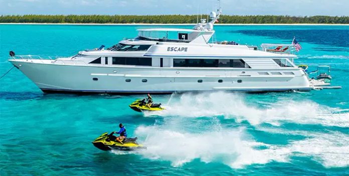 Escape yacht charter Hatteras Motor Yacht