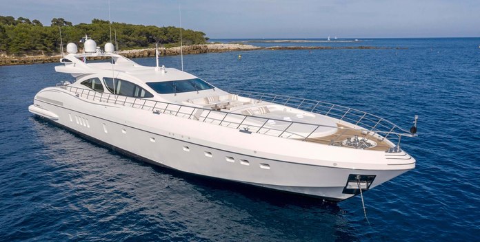 Crazy yacht charter Overmarine Motor Yacht