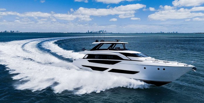 5 Palms yacht charter Ferretti Yachts Motor Yacht