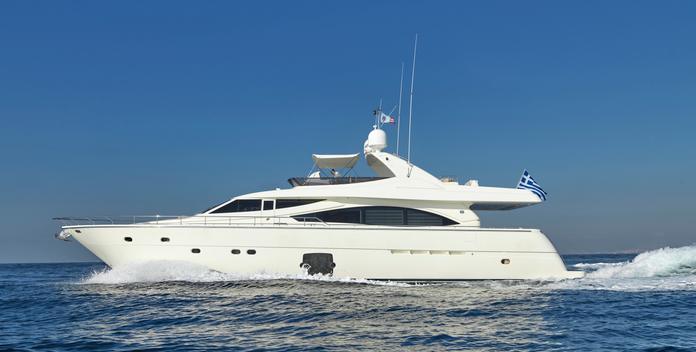 Julie M yacht charter Ferretti Yachts Motor Yacht
