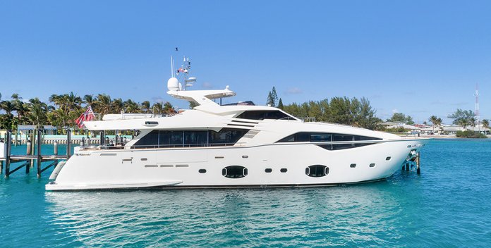 Amore Mio yacht charter Custom Line Motor Yacht