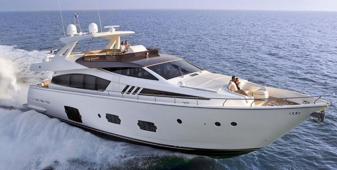 Juniper II yacht charter Ferretti Yachts Motor Yacht