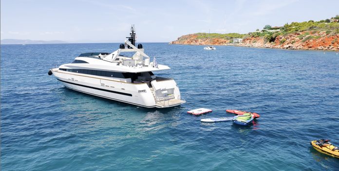 Theion yacht charter Baglietto Motor Yacht