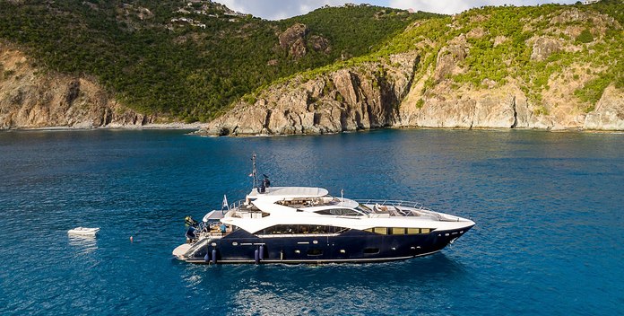 Ever East yacht charter Sunseeker Motor Yacht