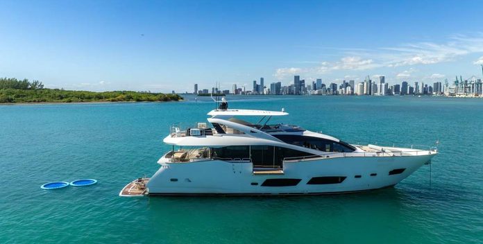 RMM Job yacht charter Sunseeker Motor Yacht