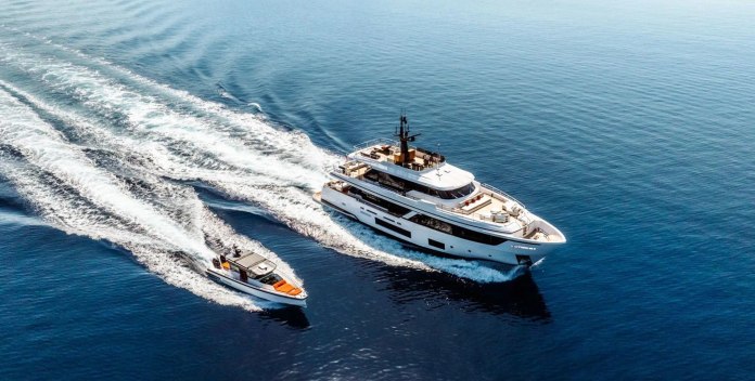 At One yacht charter Custom Line Motor Yacht