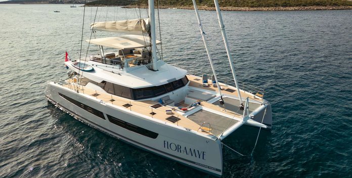N                     Floramye yacht charter Fountaine Pajot Sail Yacht