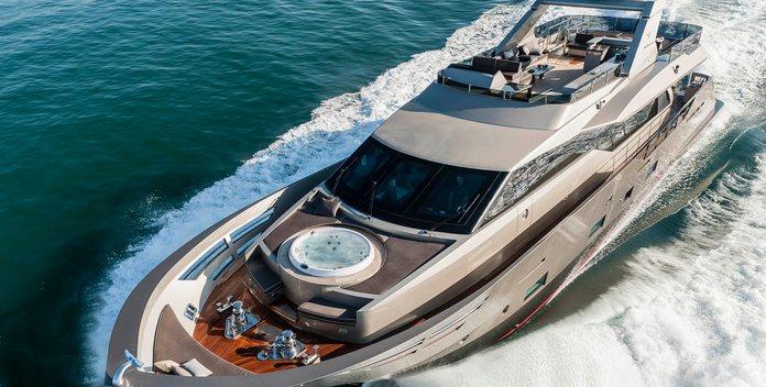 Shadow yacht charter Tecnomar Motor Yacht