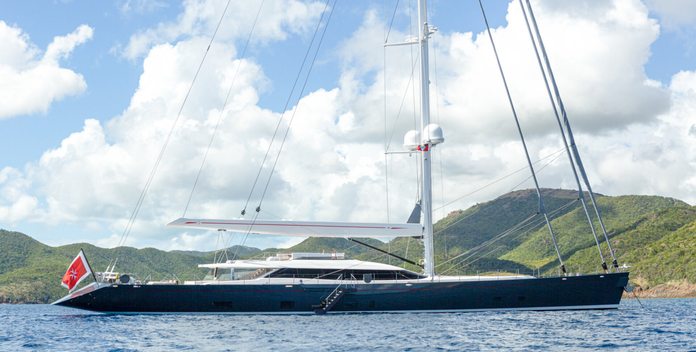 Red Dragon yacht charter Alloy Yachts Sail Yacht