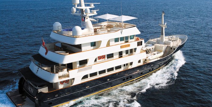 Big Aron yacht charter Royal Denship Motor Yacht