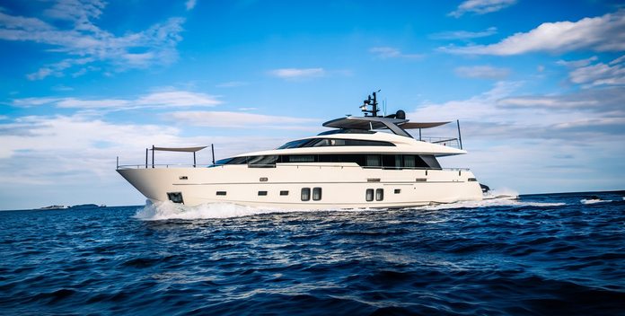 N                     Alein yacht charter Sanlorenzo Motor Yacht
