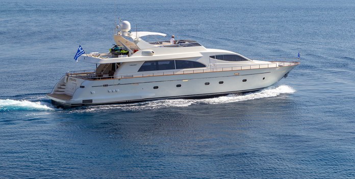 Efmaria yacht charter Falcon Motor Yacht