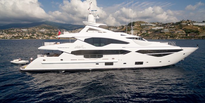 No.9 yacht charter Sunseeker Motor Yacht