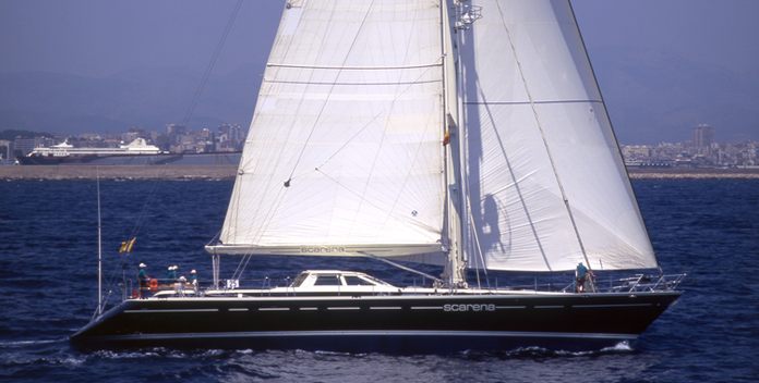 Scarena yacht charter Jongert Sail Yacht