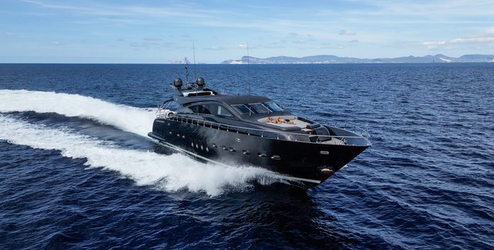 Dark Knight yacht charter Leopard Motor Yacht