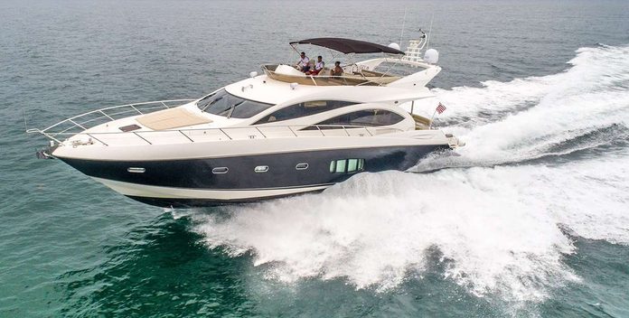 Twins yacht charter Sunseeker Motor Yacht