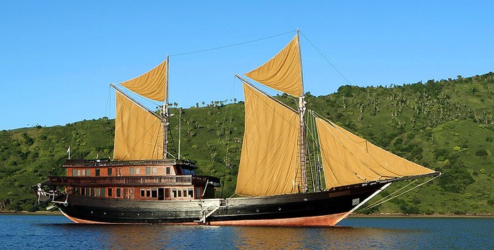 Alila Purnama yacht charter Custom Sail Yacht