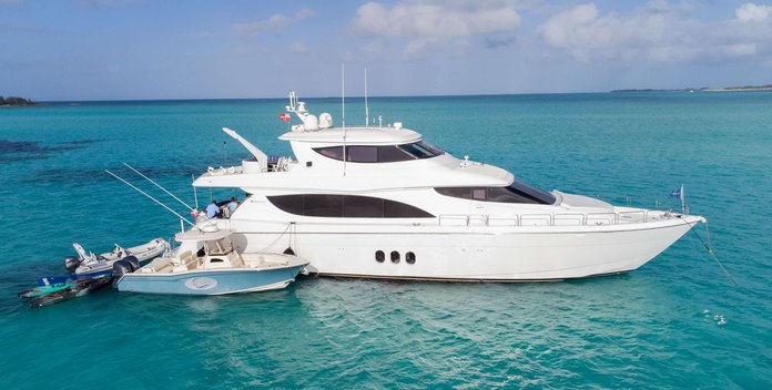 Gail Force II yacht charter Hatteras Motor Yacht