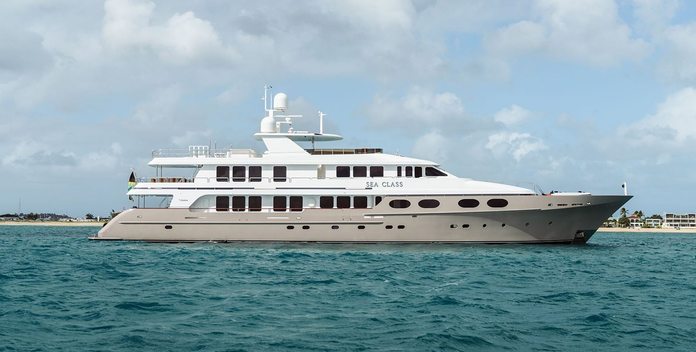 Sea Class yacht charter Christensen Motor Yacht