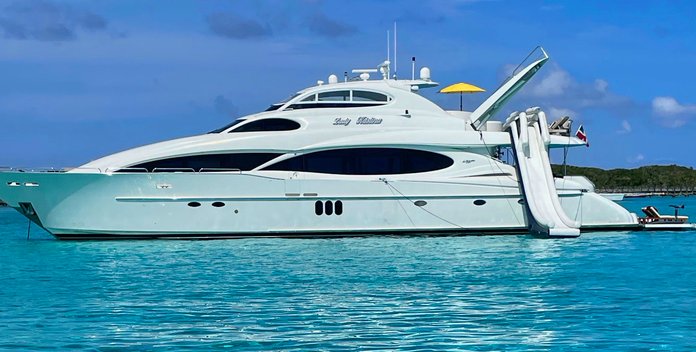 Lady Kristina yacht charter Lazzara Motor Yacht