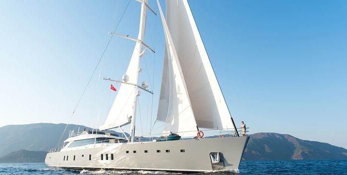 All About U 2 yacht charter ADA Yacht Works Motor/Sailer Yacht