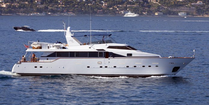 N                     Moonraker II yacht charter Azimut Motor Yacht