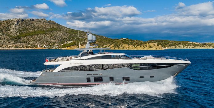 Antheya III yacht charter Princess Motor Yacht