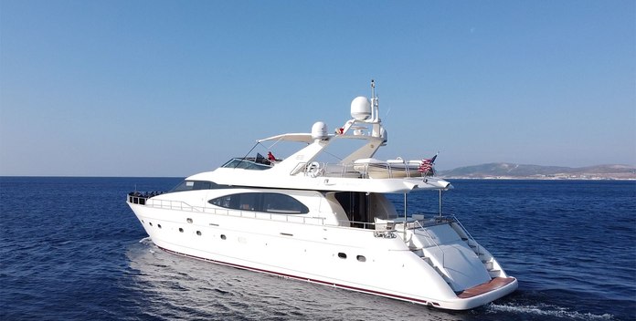 N                     Titan yacht charter Azimut Motor Yacht