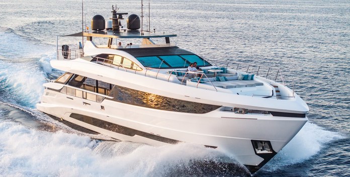 C2 yacht charter Mangusta Motor Yacht