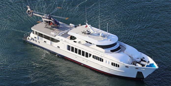 Tango yacht charter Austal Motor Yacht