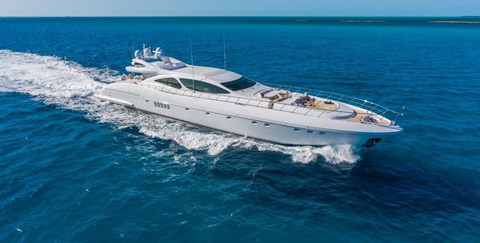Incognito yacht charter Mangusta Motor Yacht