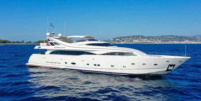 Champagne and Caviar  yacht charter Custom Line Motor Yacht