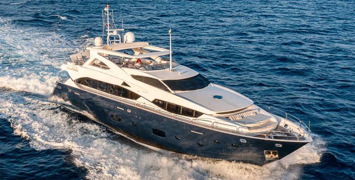 Corazon yacht charter Sunseeker Motor Yacht