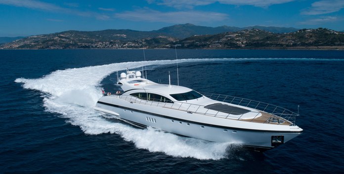 1K yacht charter Mangusta Motor Yacht