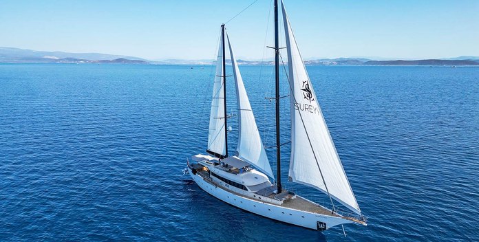 SUREYYA yacht charter ADA Yacht Works Sail Yacht