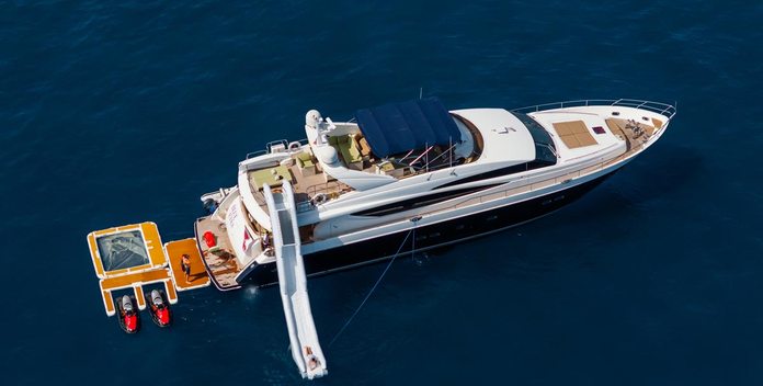 Blue Eyes yacht charter Princess Motor Yacht
