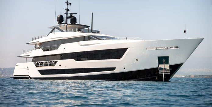 Lady Dia yacht charter Custom Line Motor Yacht