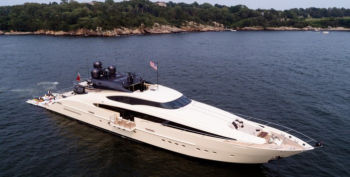 Stealth yacht charter Palmer Johnson Motor Yacht