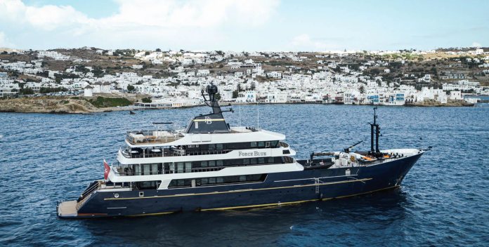Force Blue yacht charter Royal Denship Motor Yacht